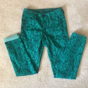 GIRLS Spring Python print Justice skinny pants